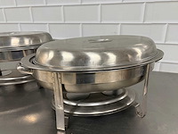 Rvs - chafing dish (2x) - afbeelding 2 van  4