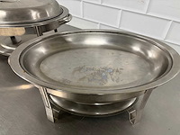 Rvs - chafing dish (2x) - afbeelding 3 van  4