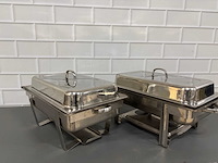 Rvs - chafing dish (2x) - afbeelding 2 van  3