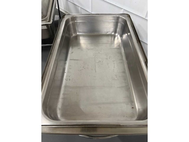 Rvs - chafing dish (2x) - afbeelding 4 van  4