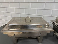 Rvs - chafing dish (2x) - afbeelding 2 van  4