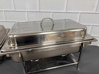 Rvs - chafing dish (2x) - afbeelding 3 van  4
