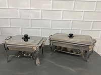 Rvs - chafing dish (2x)