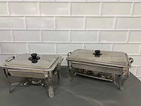 Rvs - chafing dish (2x) - afbeelding 2 van  4