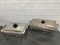 Rvs - chafing dish (2x) - afbeelding 3 van  4