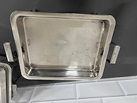 Rvs - chafing dish (2x) - afbeelding 4 van  4