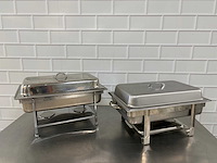 Rvs - chaving dish (2x) - afbeelding 3 van  3