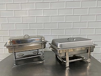 Rvs - chaving dish (2x) - afbeelding 2 van  2