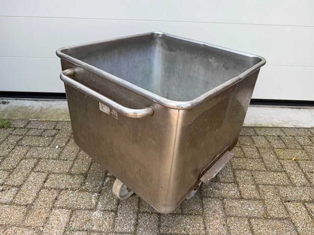 Rvs - euronorm wagen - afbeelding 1 van  2