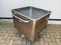 Rvs - euronorm wagen - afbeelding 1 van  2