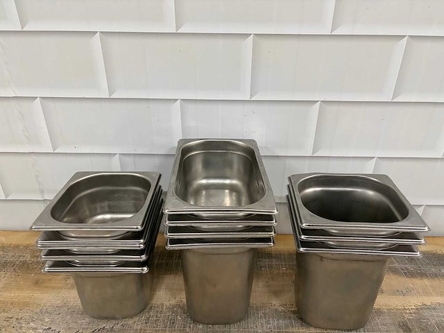 Rvs - gastronormbak (12x) - afbeelding 2 van  3