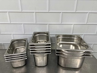 Rvs - gastronormbak (12x) - afbeelding 1 van  4