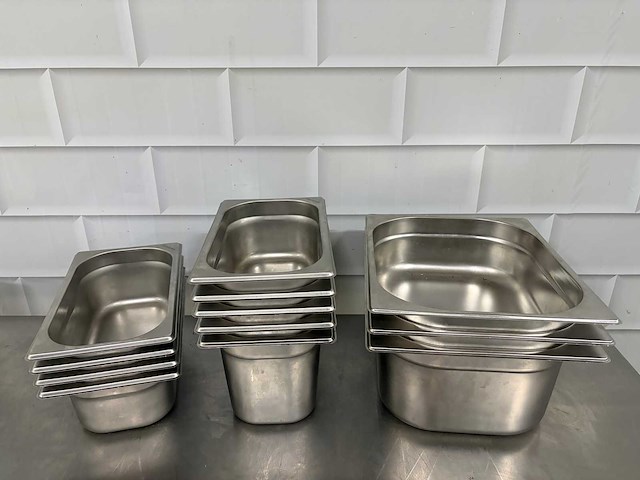 Rvs - gastronormbak (12x) - afbeelding 2 van  4