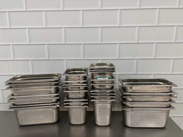 Rvs - gastronormbak (30x) - afbeelding 1 van  4