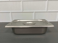 Rvs - gastronormbak met deksel (15x)