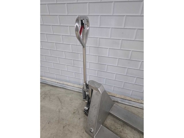 Rvs - hydraulische palletwagen - afbeelding 4 van  6