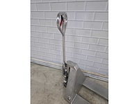 Rvs - hydraulische palletwagen - afbeelding 4 van  6