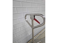 Rvs - hydraulische palletwagen - afbeelding 5 van  6