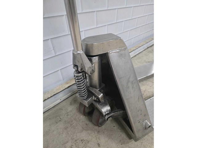 Rvs - hydraulische palletwagen - afbeelding 6 van  6