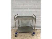 Rvs - serveerwagen - afbeelding 4 van  4