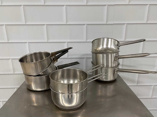 Rvs - steelpan (8x) - afbeelding 1 van  4