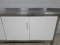 Rvs - trespa werkmeubel - afbeelding 4 van  5