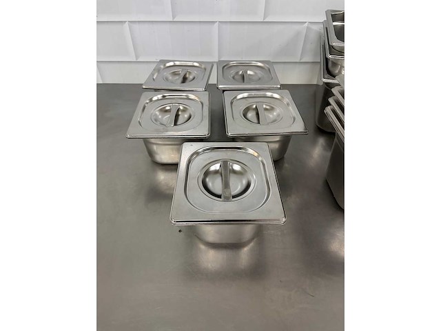 Rvs -gastronormbakken (20x) - afbeelding 2 van  3