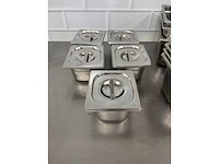 Rvs -gastronormbakken (20x) - afbeelding 2 van  3