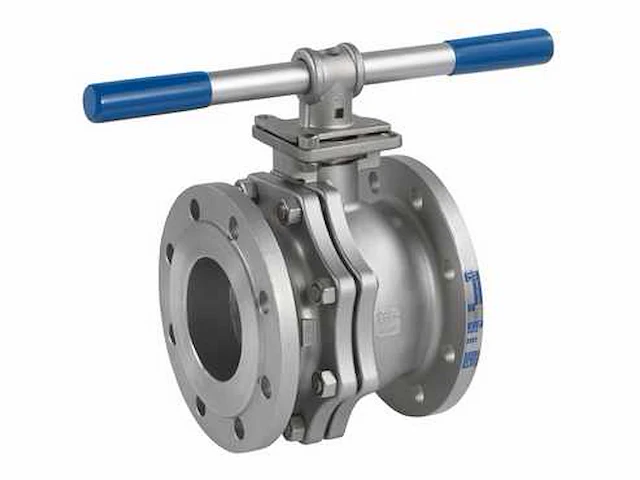 Rvs 3-delige kogelkraan tk-bp200f iso5211 topflens dn150 - afbeelding 1 van  7