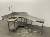 Rvs aanvoertafel - afbeelding 1 van  9