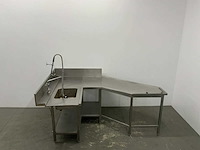 Rvs aanvoertafel - afbeelding 2 van  9