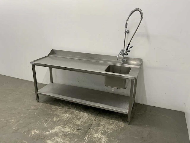 Rvs aanvoertafel - afbeelding 1 van  7