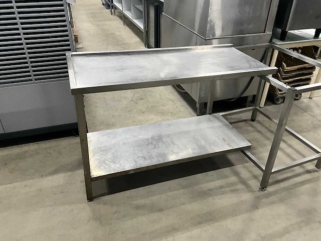 Rvs aanvoertafel - afbeelding 2 van  5