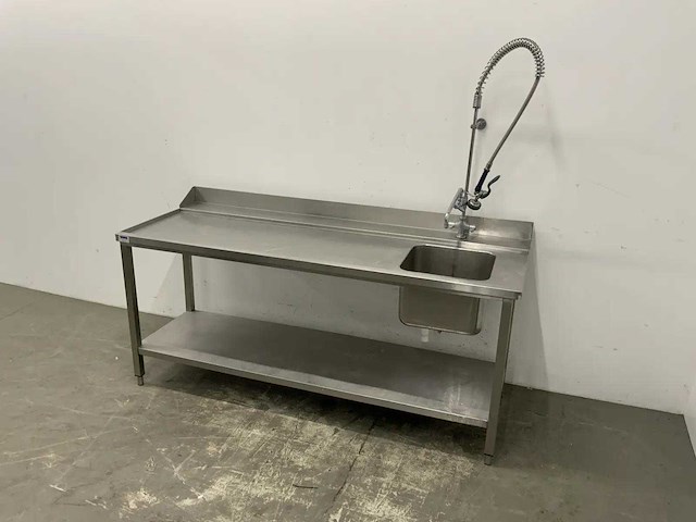 Rvs aanvoertafel - afbeelding 2 van  7