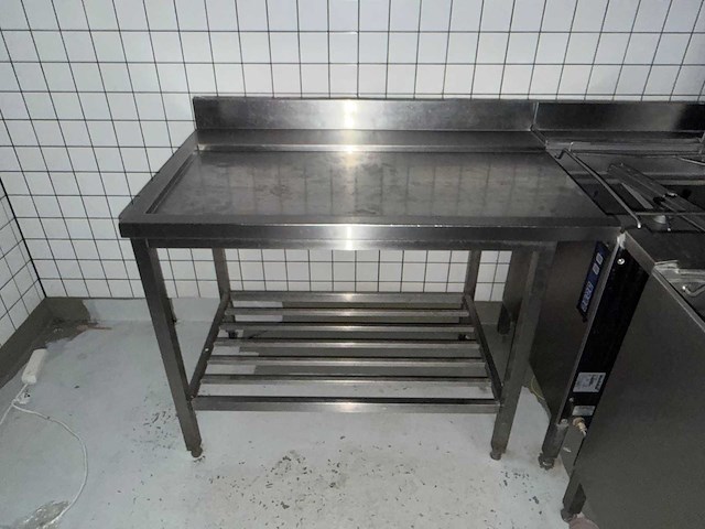 Rvs aanvoertafel - afbeelding 2 van  4