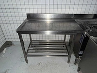 Rvs aanvoertafel - afbeelding 2 van  4
