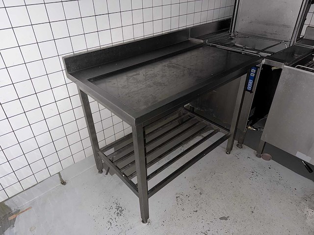 Rvs aanvoertafel - afbeelding 3 van  4