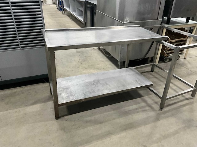 Rvs aanvoertafel - afbeelding 1 van  5