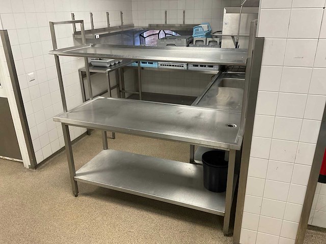 Rvs afruimtafel - afbeelding 1 van  2