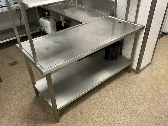 Rvs afruimtafel - afbeelding 3 van  3