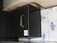 Rvs afvalbak met beugel. afmeting 46 x 30 x 59 cm. - afbeelding 2 van  2