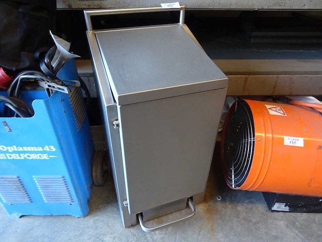 Rvs afvalbak - afbeelding 1 van  1