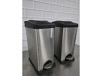 Rvs afvalemmer (2x) - afbeelding 4 van  4