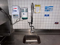 Rvs afvoertafel met spoelbak - afbeelding 6 van  6