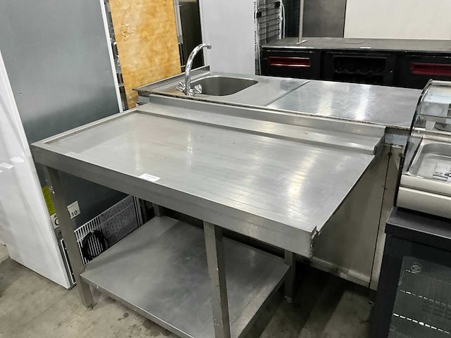 Rvs afvoertafel - afbeelding 1 van  1