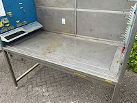 Rvs afzuig-/spoelwerkbank - afbeelding 3 van  5