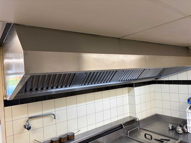 Rvs afzuigkap, afzuigmotor met tm2-7,0 regelthermostaat en gasklep - afbeelding 1 van  7