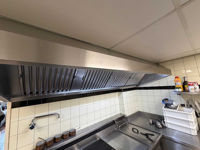 Rvs afzuigkap, afzuigmotor met tm2-7,0 regelthermostaat en gasklep - afbeelding 2 van  7