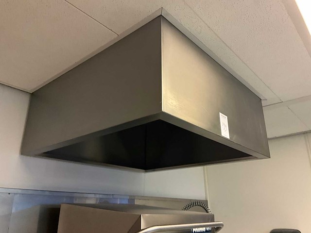 Rvs afzuigkap t.b.v. vaatwasser of combi-steamer - afbeelding 2 van  4