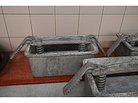 Rvs / aluminium hamklem (5x) - afbeelding 2 van  2